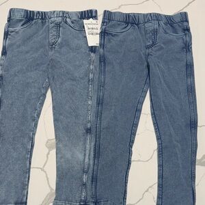 Two Pair Tucker and Tate Girls Jeggings 4